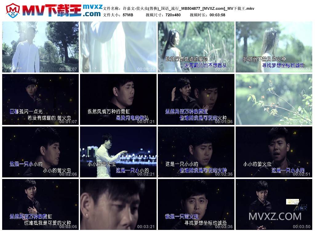 许嘉文-萤火虫(替换)_国语_流行_MB504877